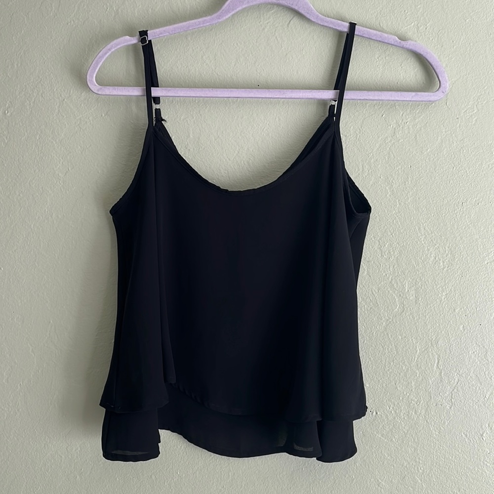 Black tank top